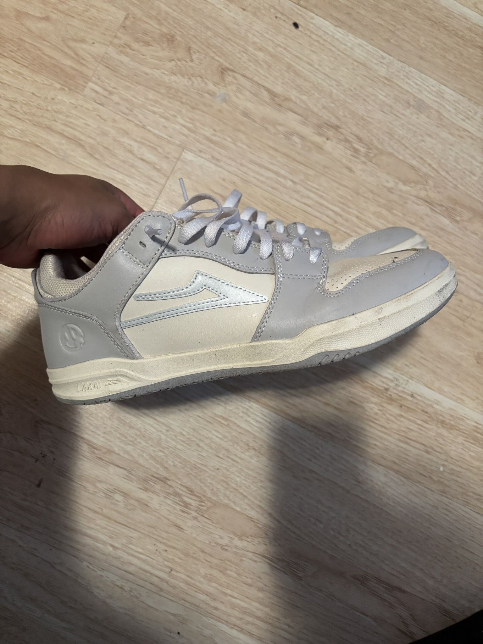Lakai LAKAI x Erased Project Telford Low Silver White Size 11.5 Size US 11.5 / EU 44-45 - 1 Thumbnail