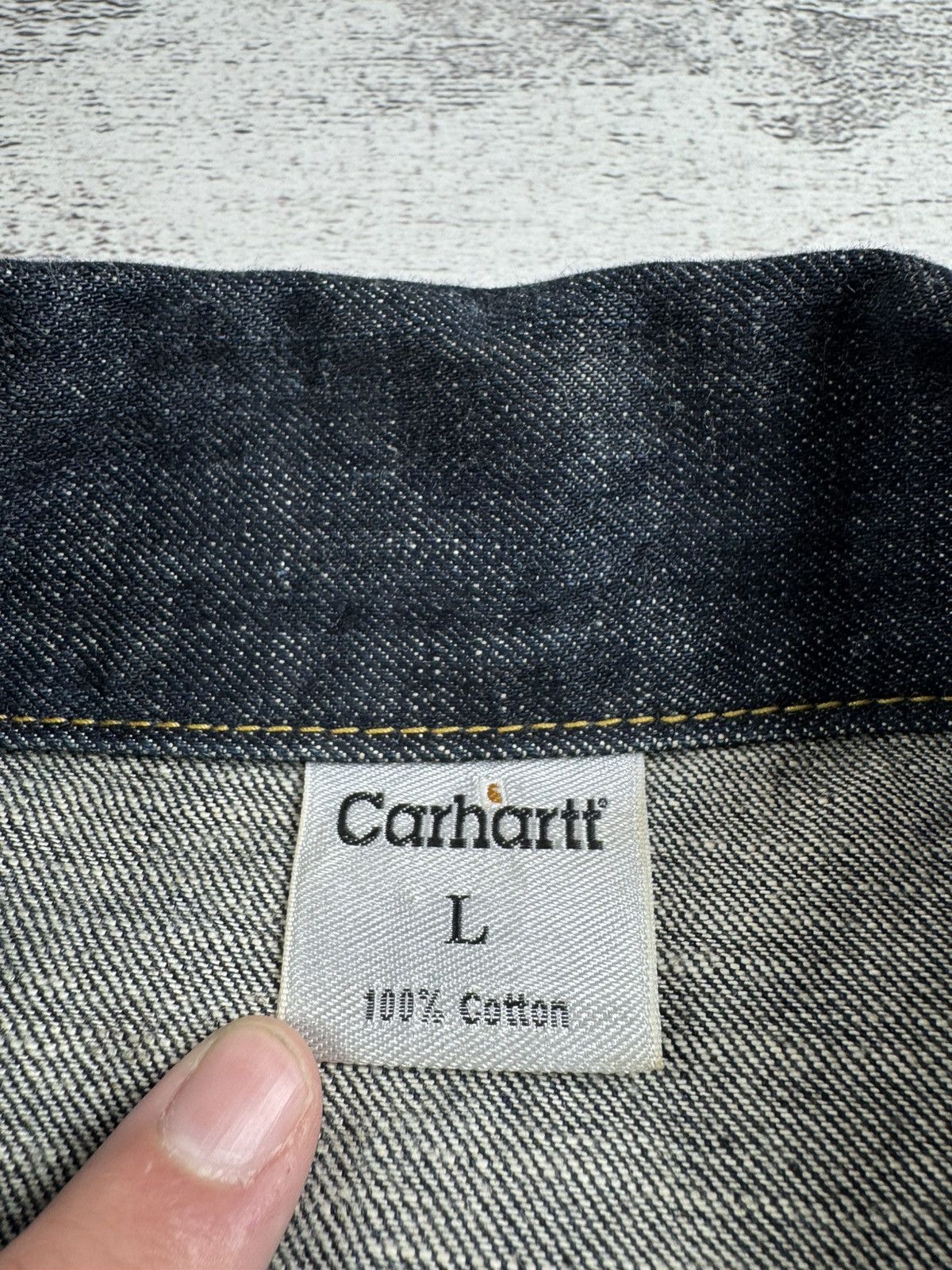 Carhartt Carhartt Denim Indigo USA Y2K Button Cotton Women’s Large Blazer Coat Jacket Size L / US 10 / IT 46 - 11 Thumbnail