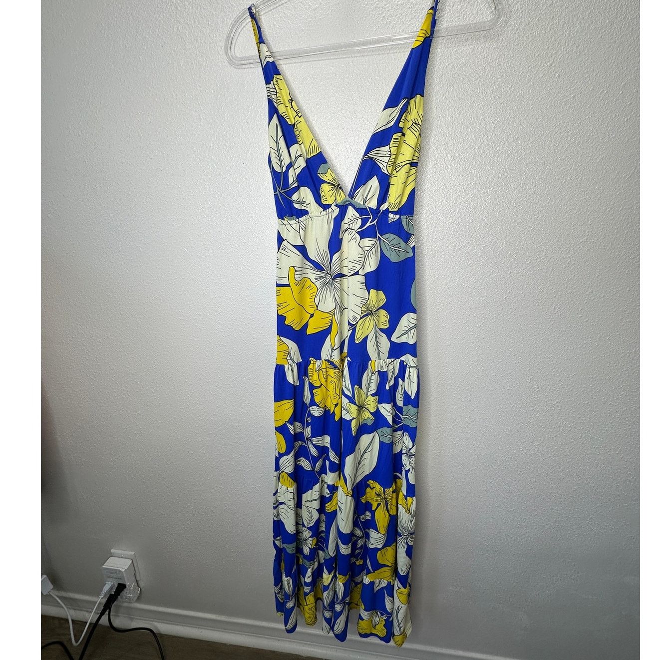 Other Maaji Yellow White Blue SandCastle Sleeveless Maxi Dress S Size S / US 4 / IT 40 - 6 Thumbnail