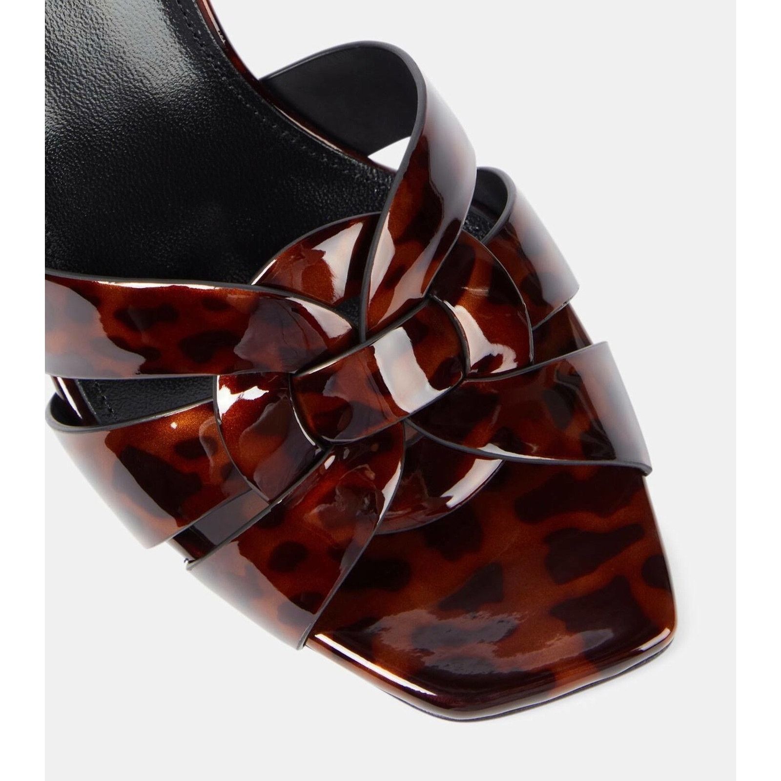 Yves Saint Laurent Saint Laurent Tribute 85 Mule Sandal Brown 37.5 Size US 7.5 / IT 37.5 - 8 Thumbnail