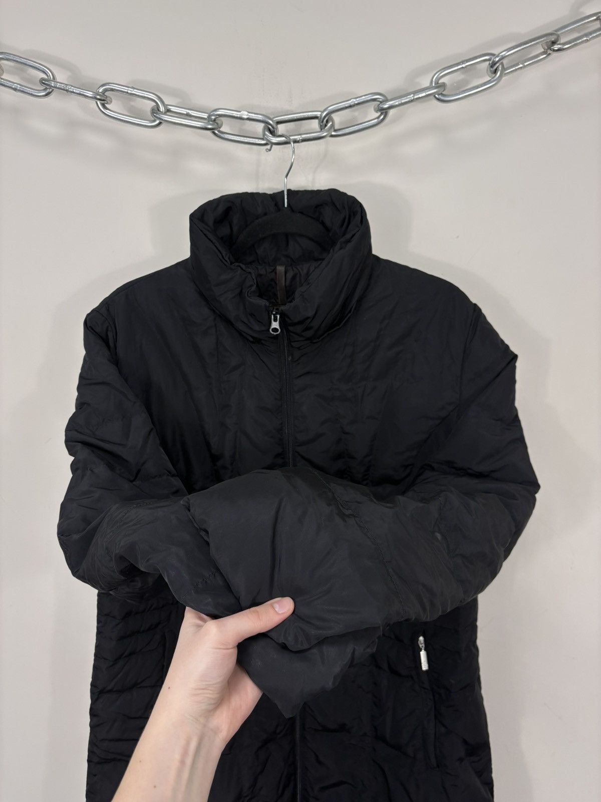 Moncler Moncler Women’s Black Quilted Down Puffer Jacket Coat Size XL / US 12-14 / IT 48-50 - 10 Thumbnail