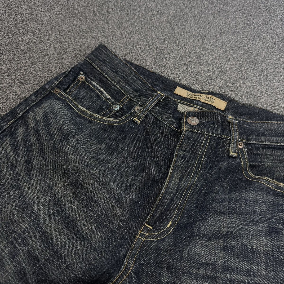 Undercover × Uniqlo 🇯🇵 Vintage 90s Japanese Denim Uniqlo S002 Streetwear Jeans Size US 30 / EU 46 - 12 Thumbnail