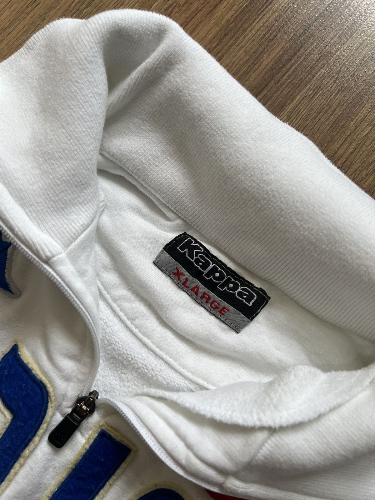 Kappa Kappa “Zürich” White Quarter-Zip Sweatshirt Size US XL / EU 56 / 4 - 7 Thumbnail