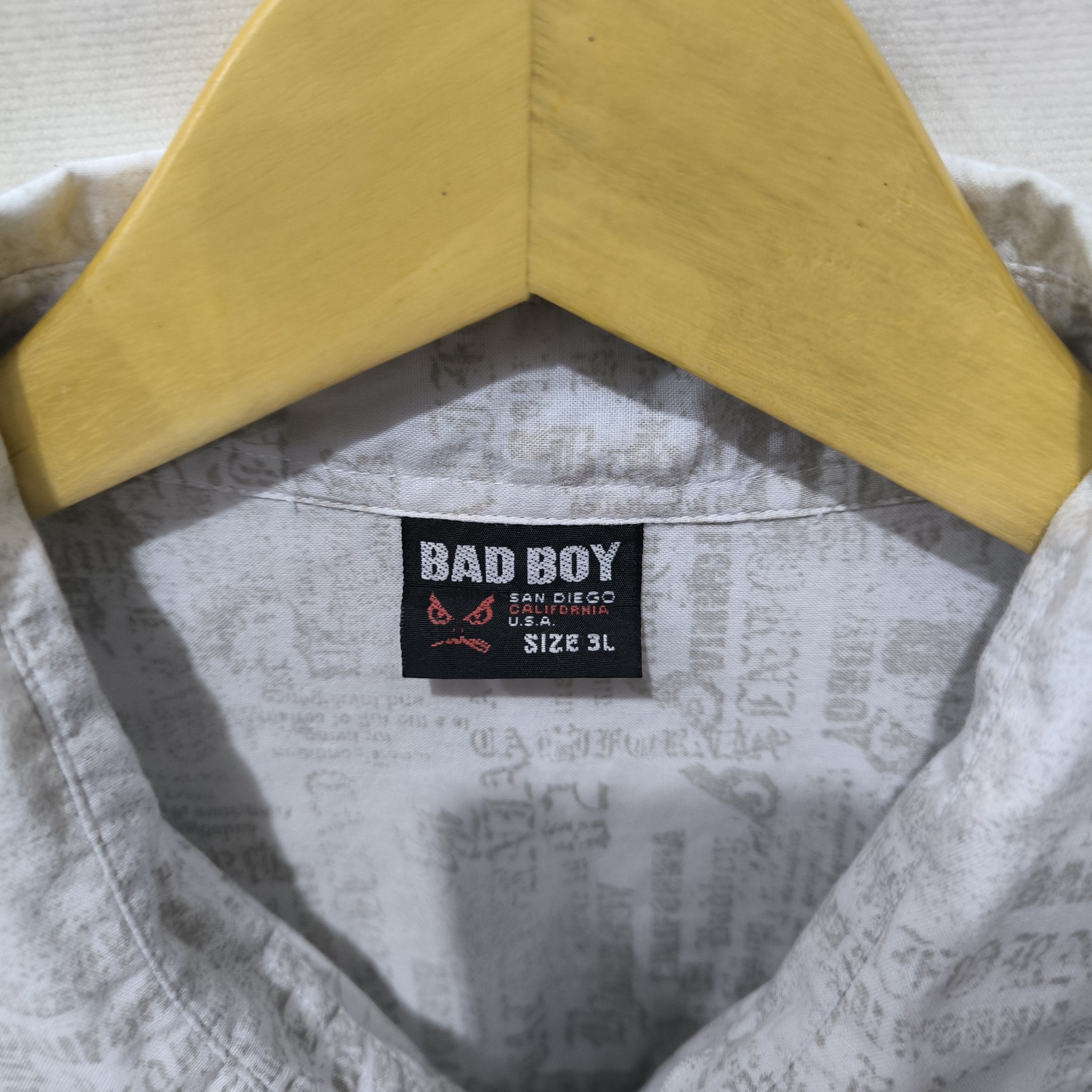 No Fear Y2k Bad boy full print shirt san diego california Size US XXL / EU 58 / 5 - 1 Thumbnail