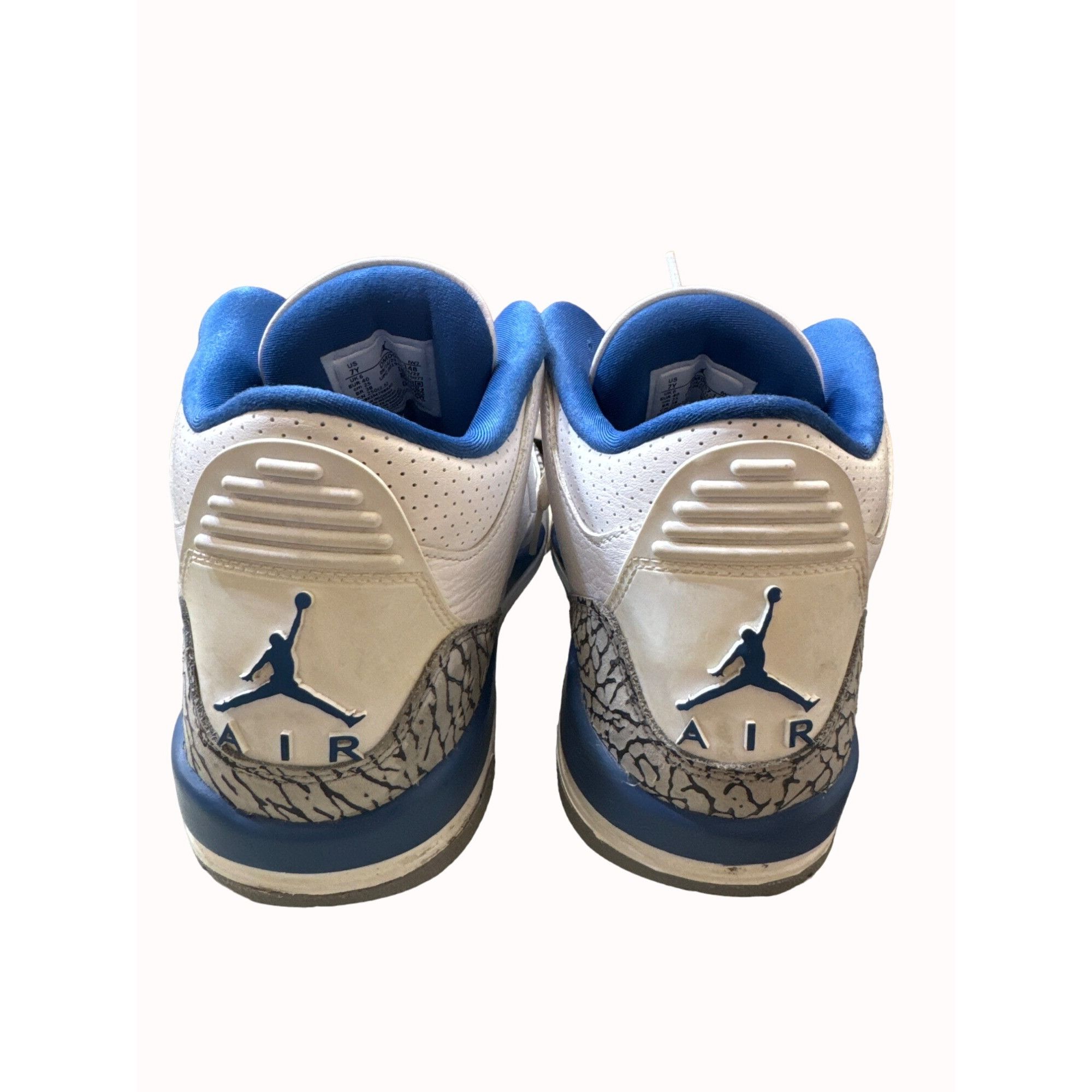Nike Nike AIR Jordans 3 Retro Washington Wizards boys/girls white Size US 7 / EU 40 - 4 Thumbnail