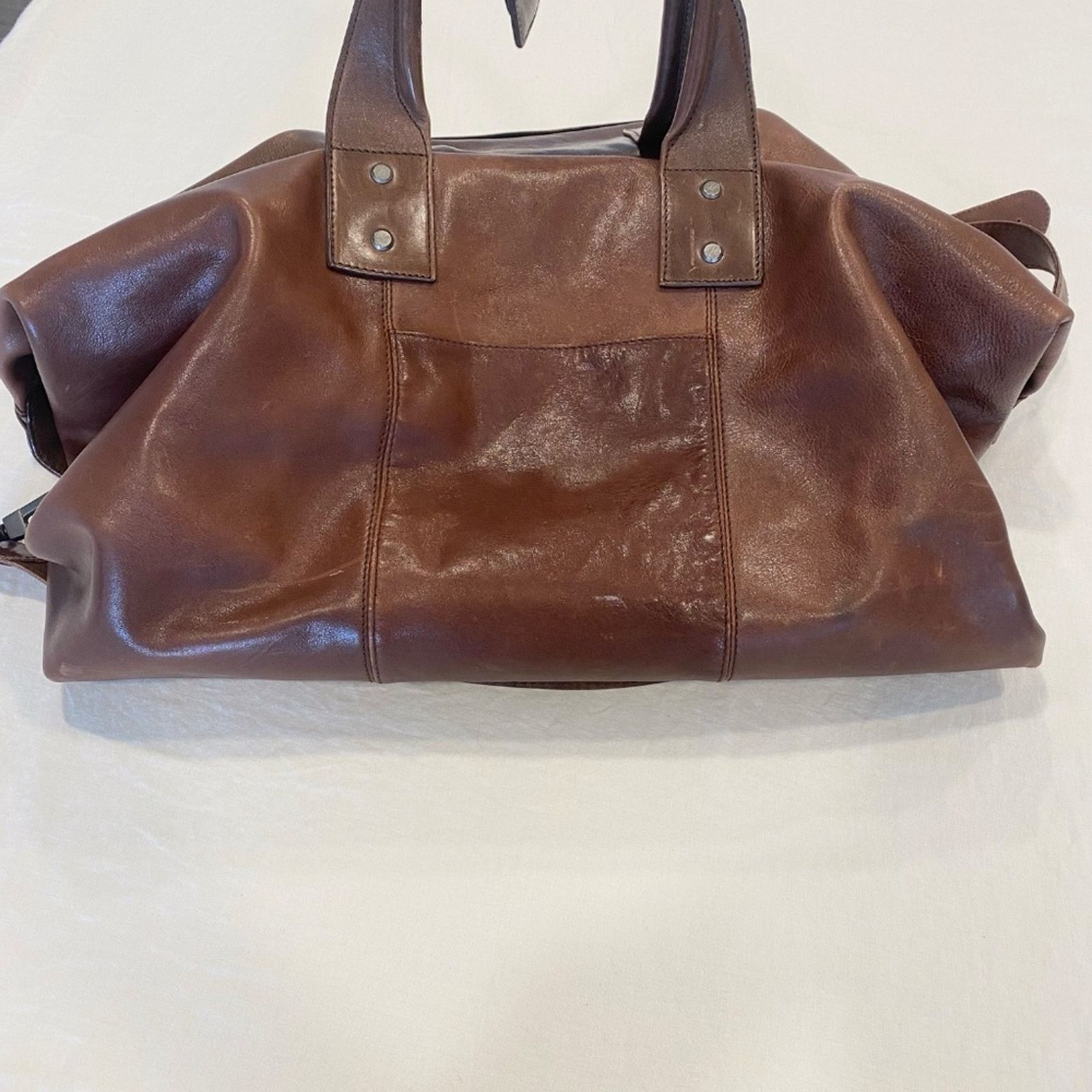 Kenneth Cole Kenneth Cole Leather Weekender Duffle Bag Size ONE SIZE - 7 Thumbnail