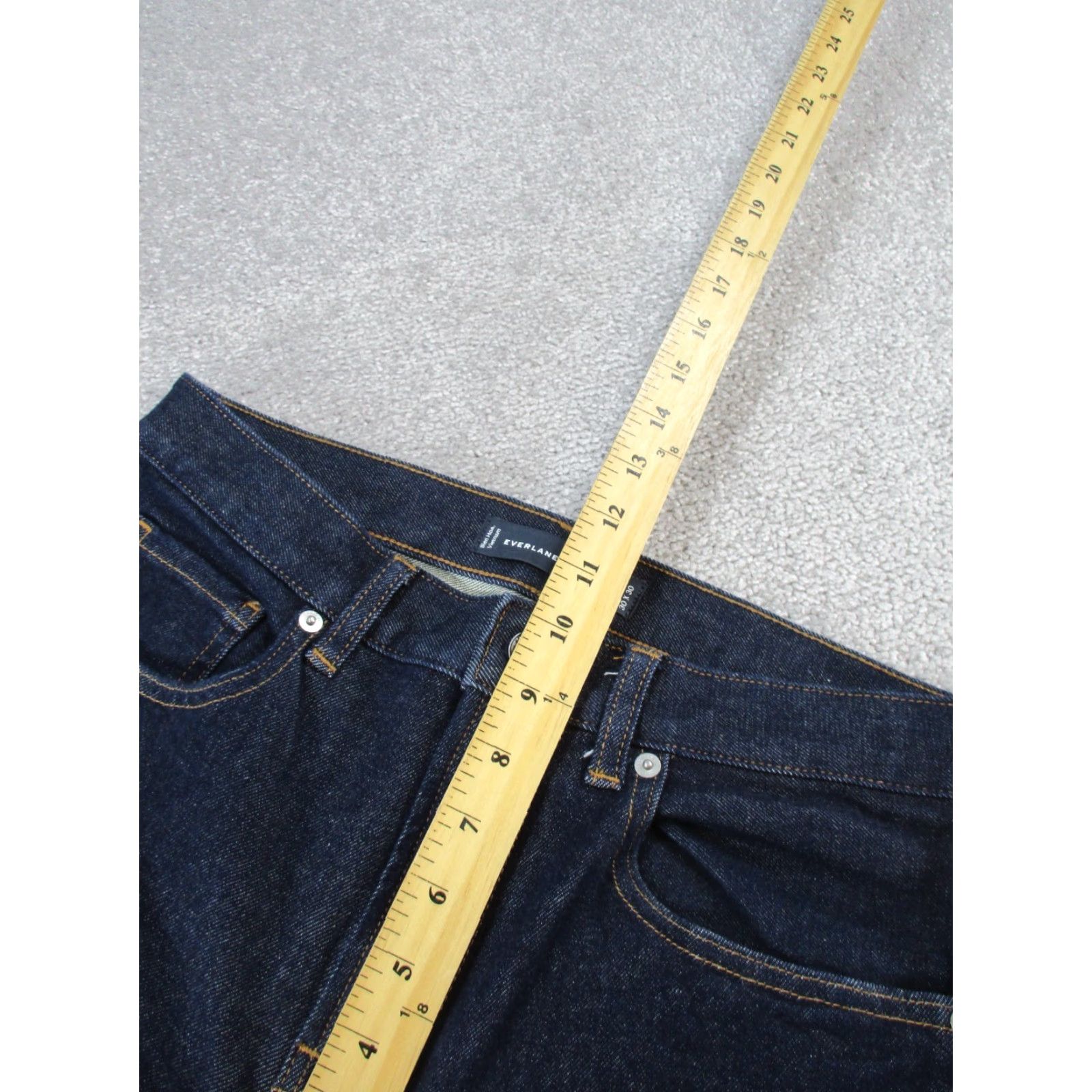 Everlane EVERLANE Skinny Jeans Mens 30 Dark Wash Denim 30X30 Blue Slim Fit Size US 30 / EU 46 - 6 Thumbnail