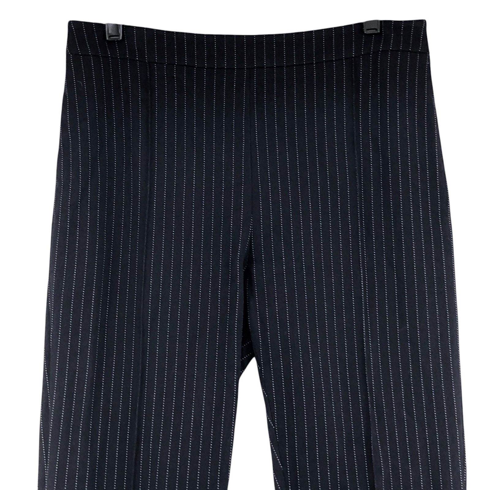 Max Mara Max Mara Size 42 US 12 Pants Pinstripe Stretch Viscose Zip Size 34" / US 12 / IT 48 - 2 Thumbnail