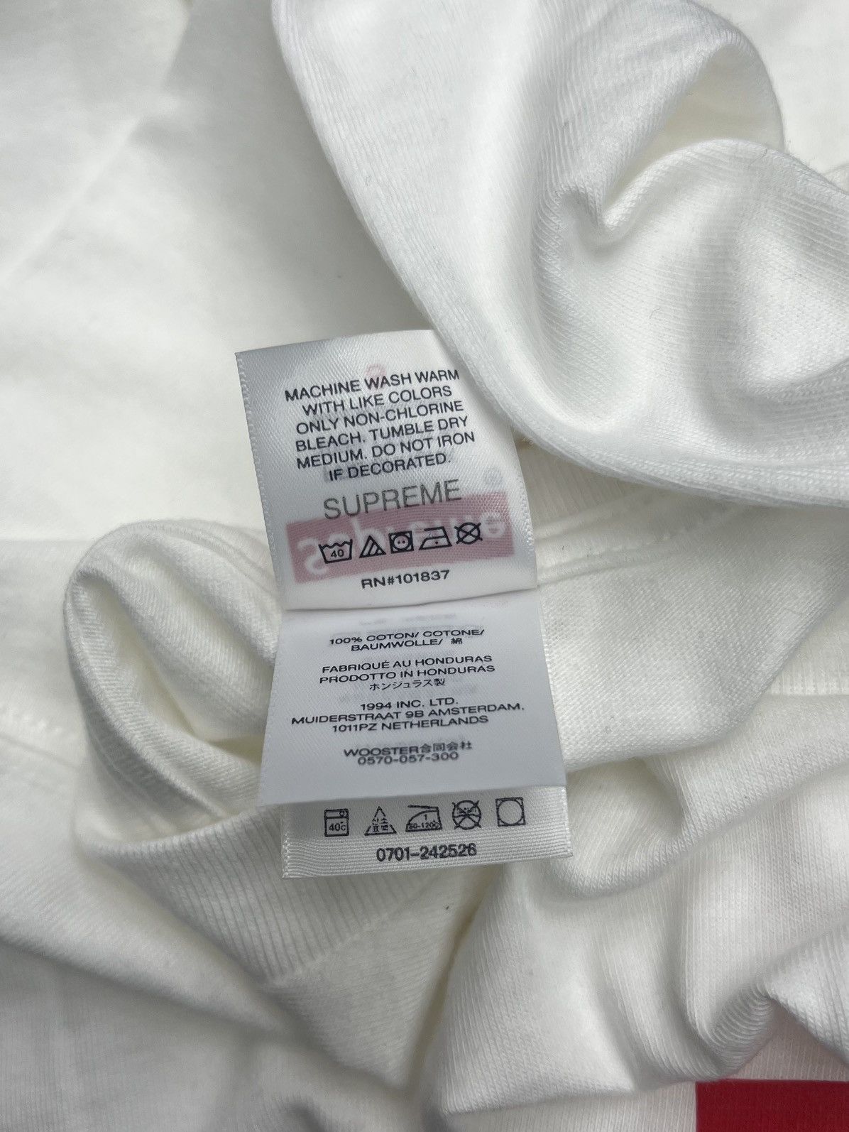 Supreme Supreme Arabic Box Logo T-Shirt Size US L / EU 52-54 / 3 - 4 Thumbnail