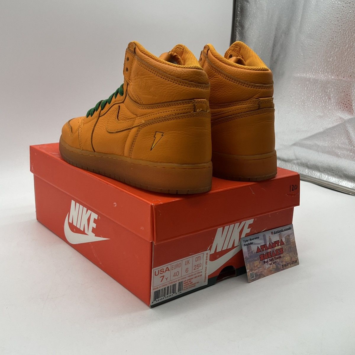 Nike Air Jordan 1 high orange peel Size US 7 / EU 40 - 4 Thumbnail