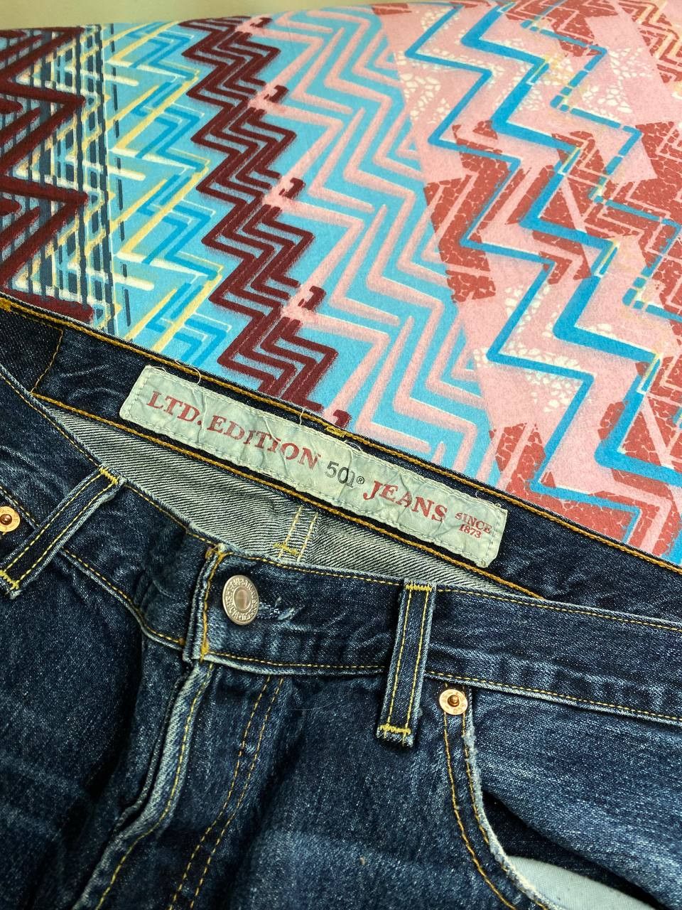 Levi's Levi's jeans 501 W38 vintage crazy Y2K streetwear Size US 38 / EU 54 - 2 Thumbnail