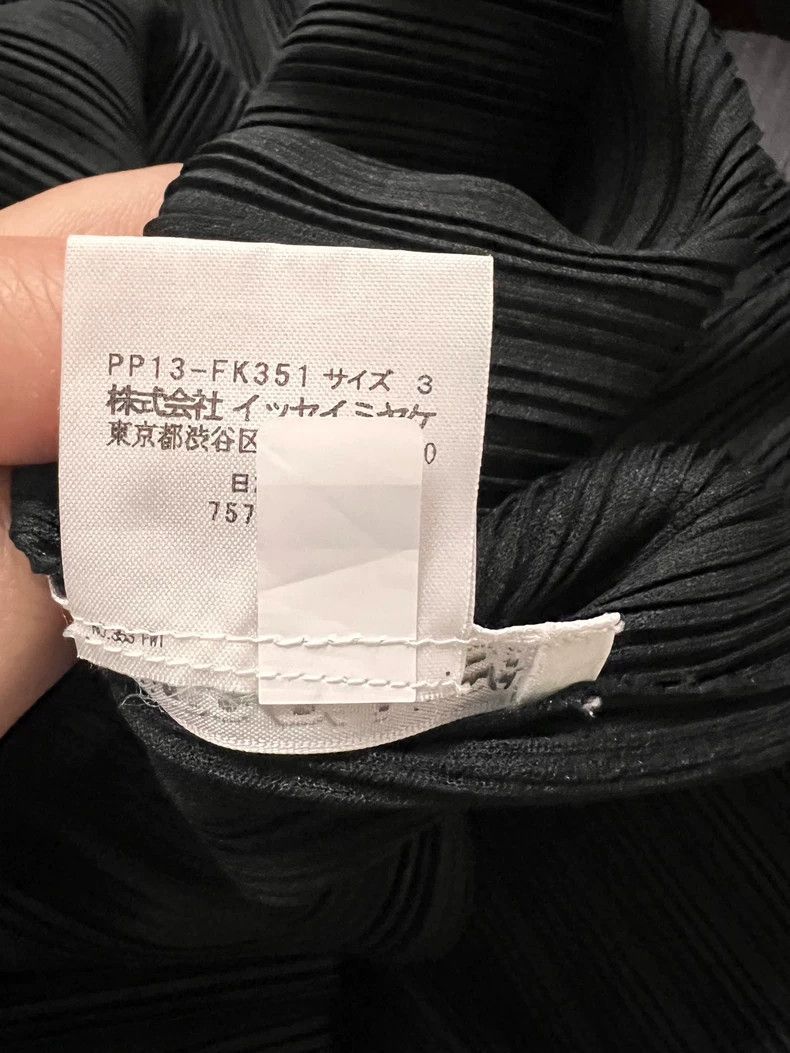 Issey Miyake issey miyake size:3 Black ribbed semi-high-neck top 2506-N Size XXS / US 00 / IT 34 - 5 Thumbnail