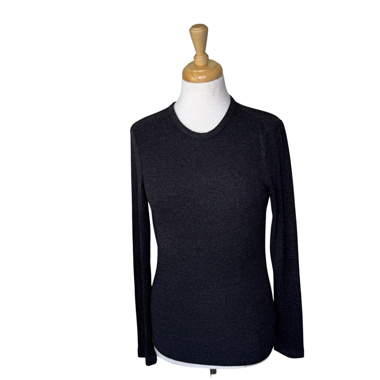 Agolde AGOLDE Delphi Slim Tee Ribbed Crewneck Size Medium KATNISS Size M / US 6-8 / IT 42-44 - 3 Thumbnail