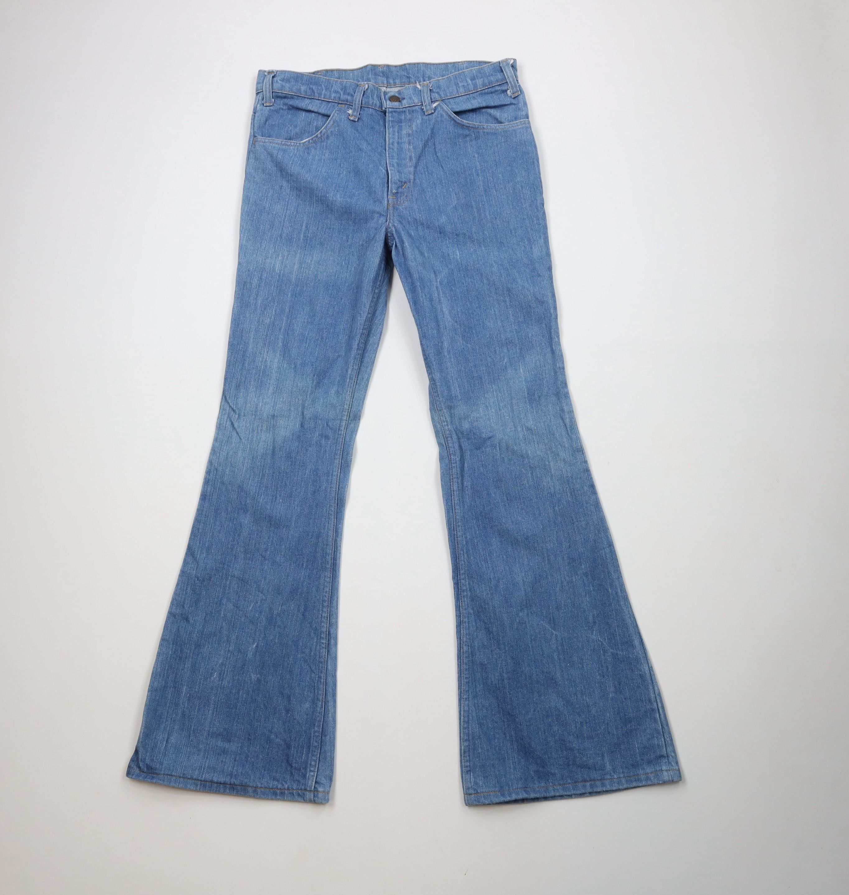 Levi's × Vintage Vintage 70s Levis Orange Tab Wide Leg Bell Bottoms Jeans USA Size US 32 / EU 48 - 1 Thumbnail
