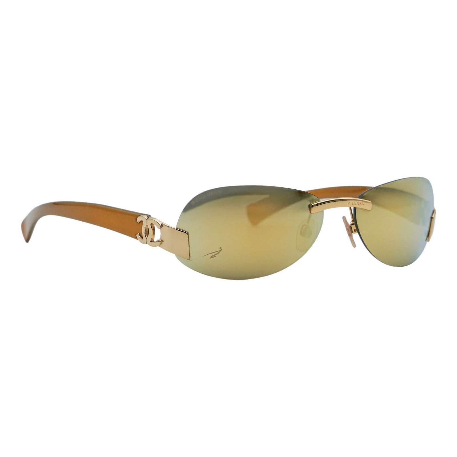 Chanel Chanel 4032 Folding Logo Sunglasses | Grailed