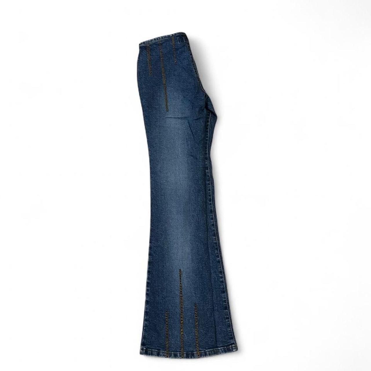 Other Vintage y2k Zana Di blue low rise bootcut flare jeans Size 26" / US 2 / IT 38 - 4 Thumbnail