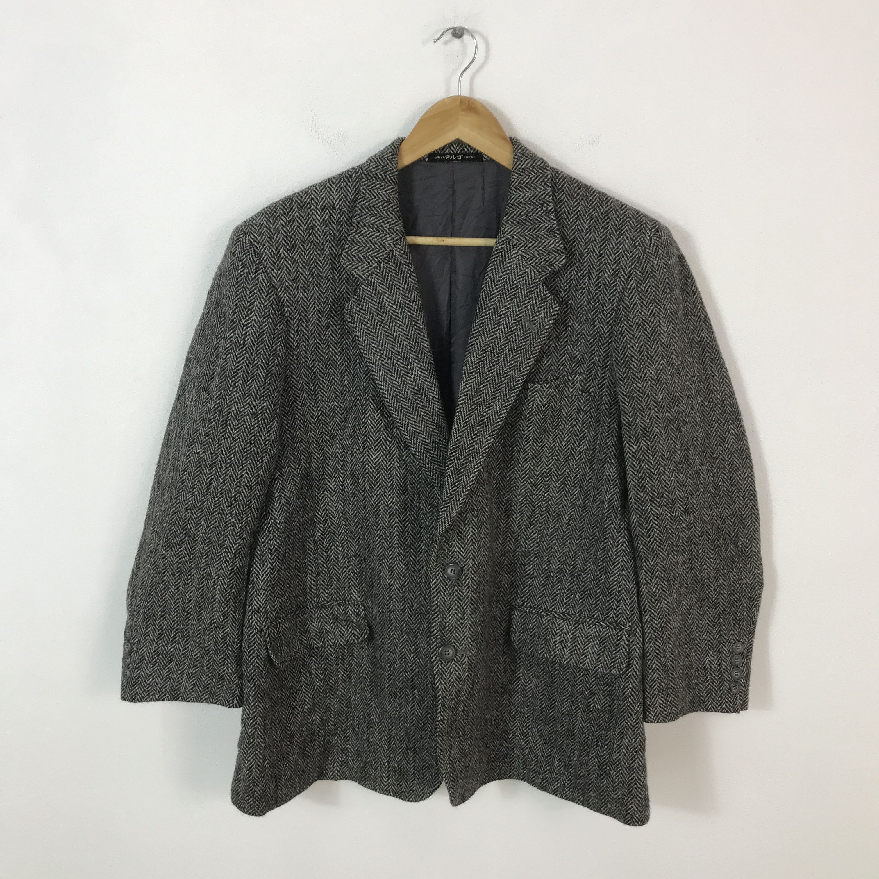 Harris Tweed Vintage Harris Tweed Wool Blazer Coat jacket Size US L / EU 52-54 / 3 - 1 Thumbnail