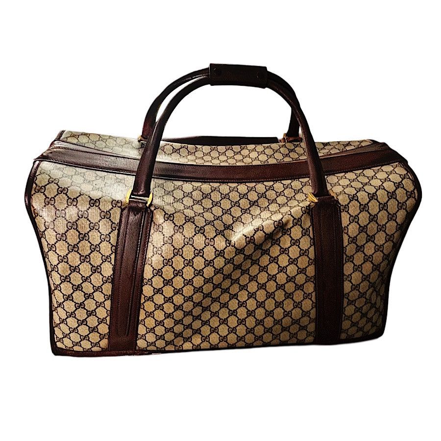 Gucci Authentic Vintage Gucci Monogram GG Oversized Travel Bag Size ONE SIZE - 4 Thumbnail