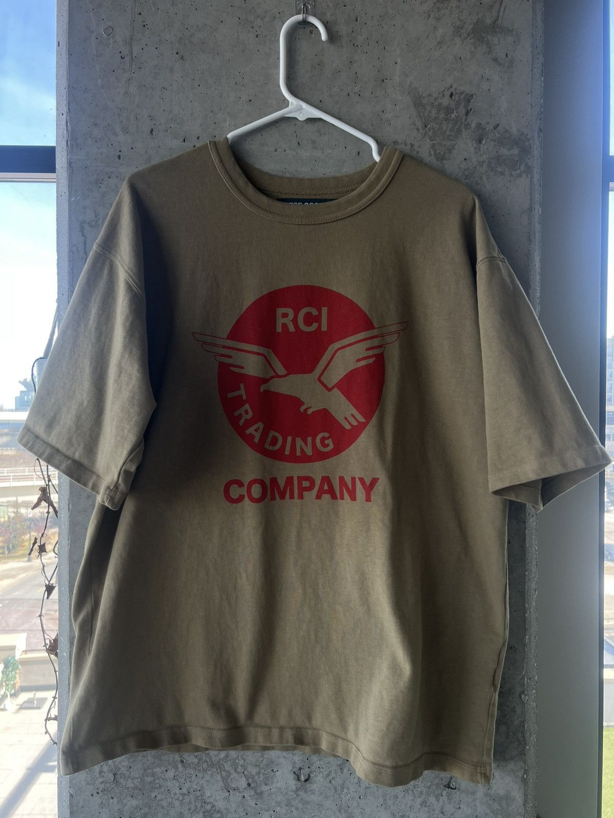 image of Reese Cooper Heavy Weight Tee in Tan, Men's (Size 2XL)