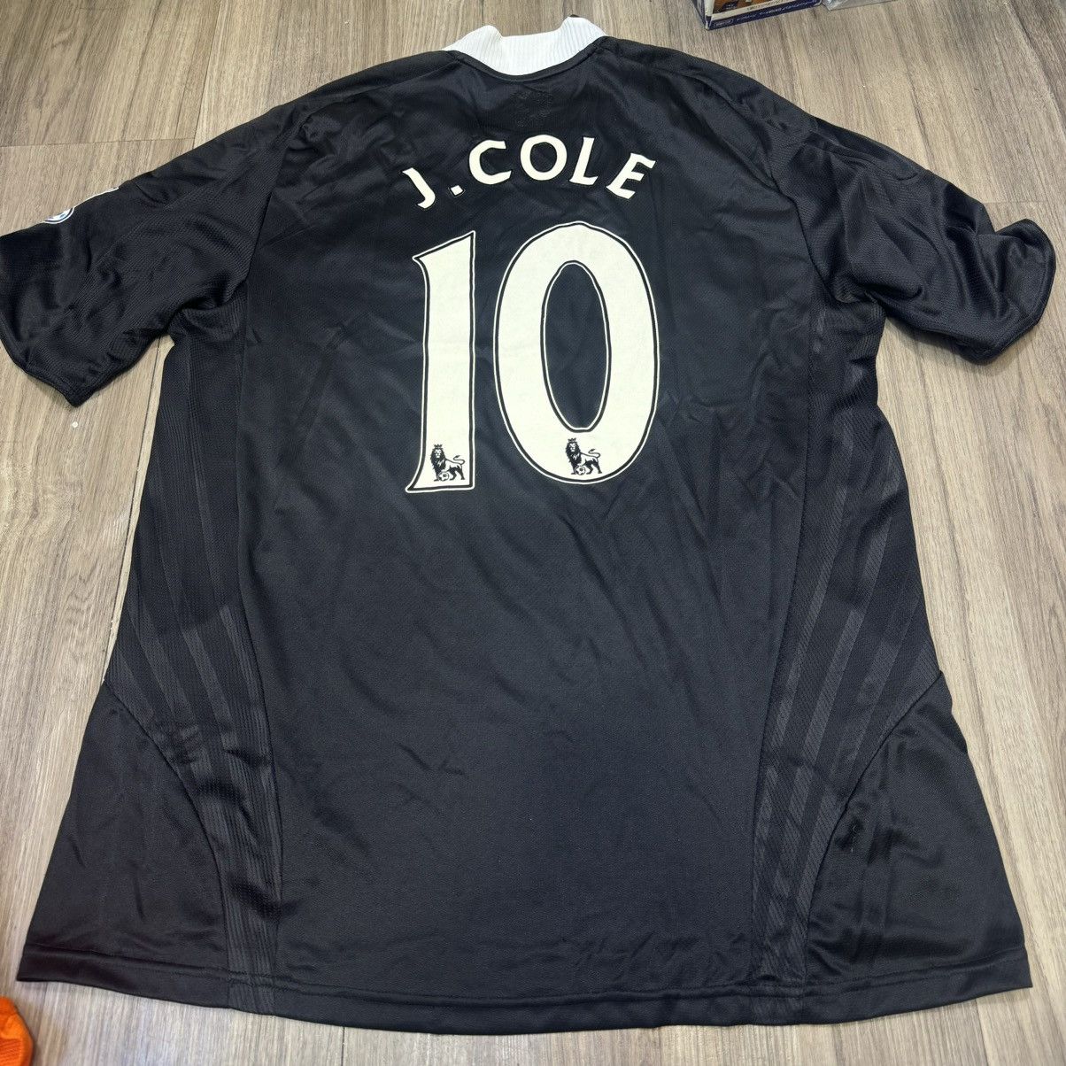 Adidas Chelsea 08/09 away shirt #10 J.Cole Size US XL / EU 56 / 4 - 2 Thumbnail