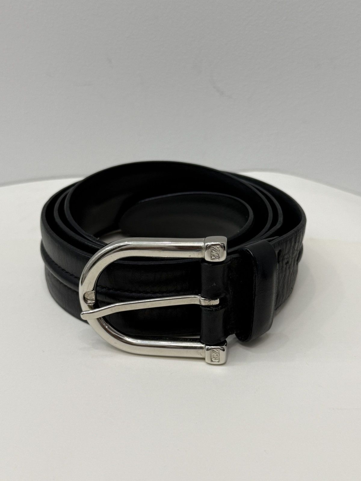 Ermenegildo Zegna Ermenegildo Zegna Leather Belt Size 36 - 1 Thumbnail