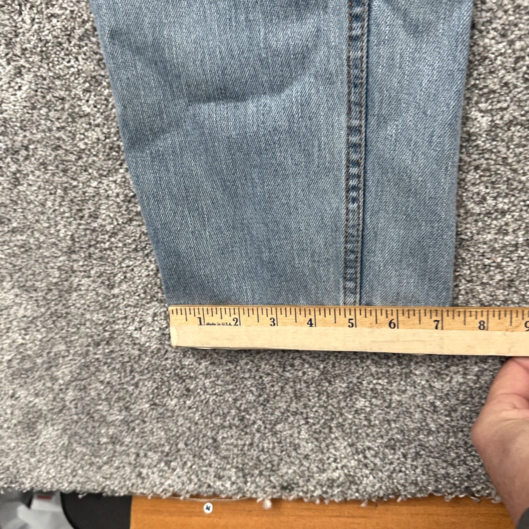 Levi's VINTAGE Levis 550 Jeans Women 14L Relaxed Tapered Grunge Streetwear Mid Wash Casual 100% Cotton Jeans Womens Mens Size 36" / US 14 / IT 50 - 2 Thumbnail