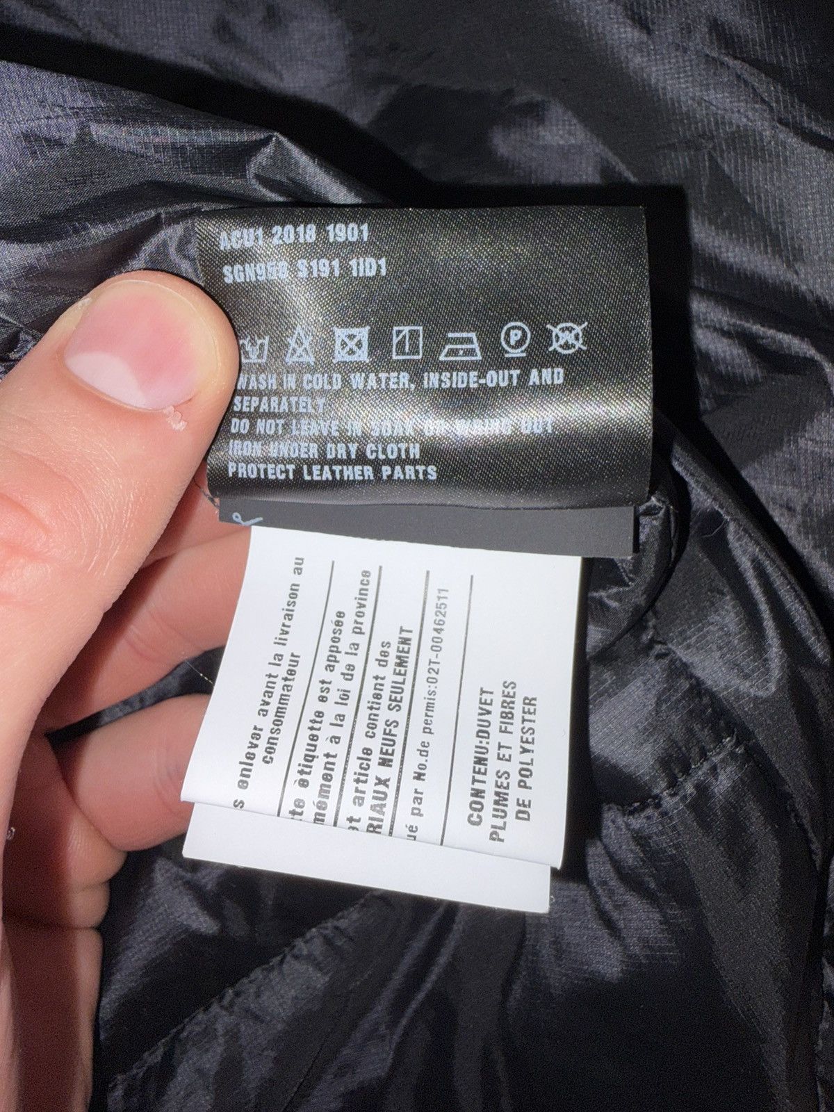Prada Prada Micro Puffer Jacket – Grey (Size 52 / fits M) Size US L / EU 52-54 / 3 - 9 Thumbnail