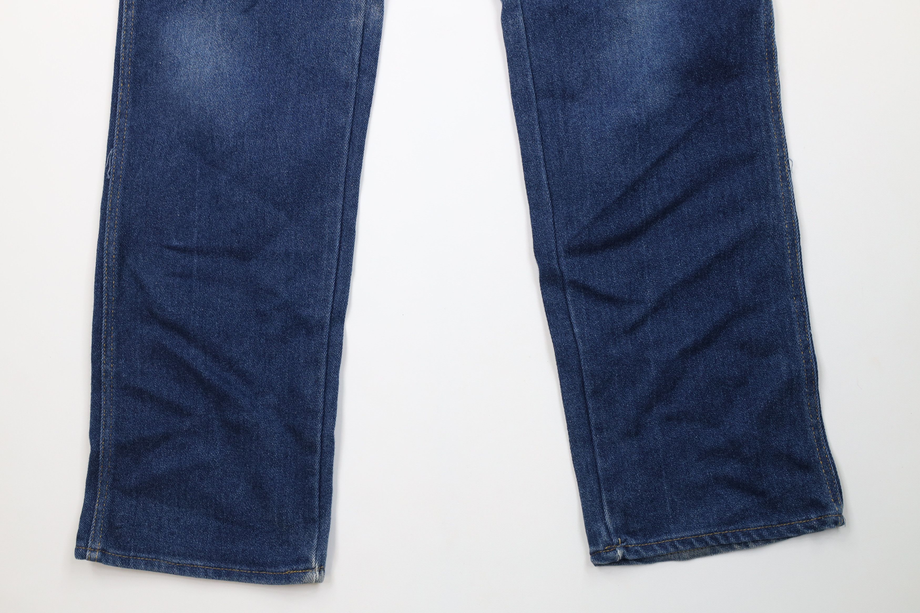 Lee Vintage 70s 80s Lee Flared Wide Leg Denim Jeans Blue USA Size 38" / US 16 / IT 52 - 4 Thumbnail