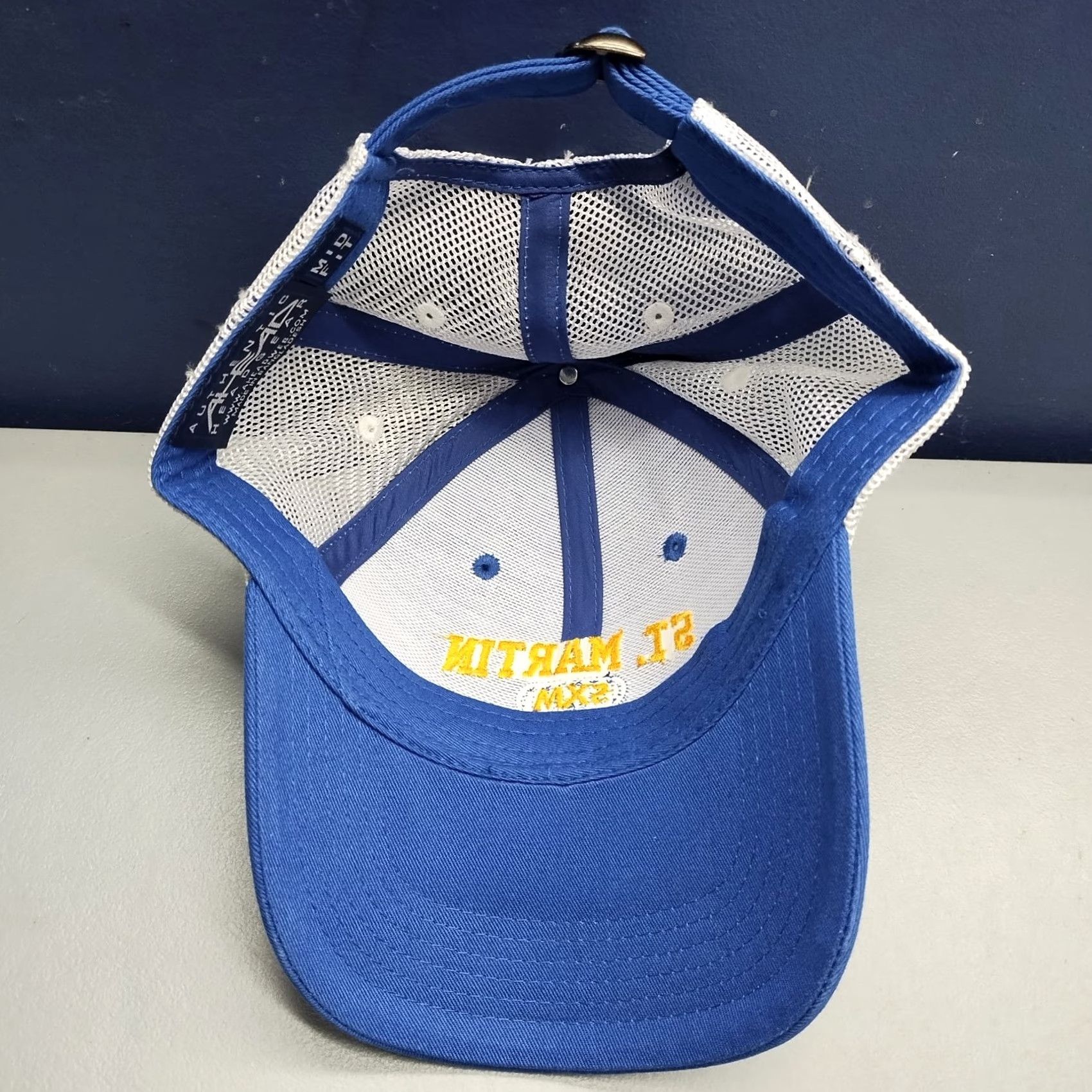 Vintage Ahead Headgear St. Martin Sxm Trucker Hat Mens Adjustable Strapback Multi Mid Fit Size ONE SIZE - 5 Thumbnail