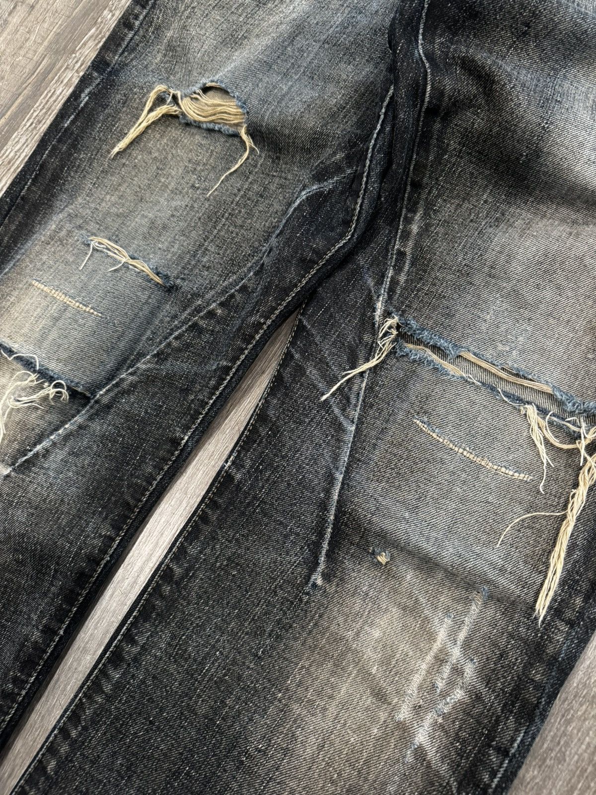 Rick Owens Drkshdw Rick Owens Olmar & Mirta Detroit Cut Denim Size US 32 / EU 48 - 3 Thumbnail