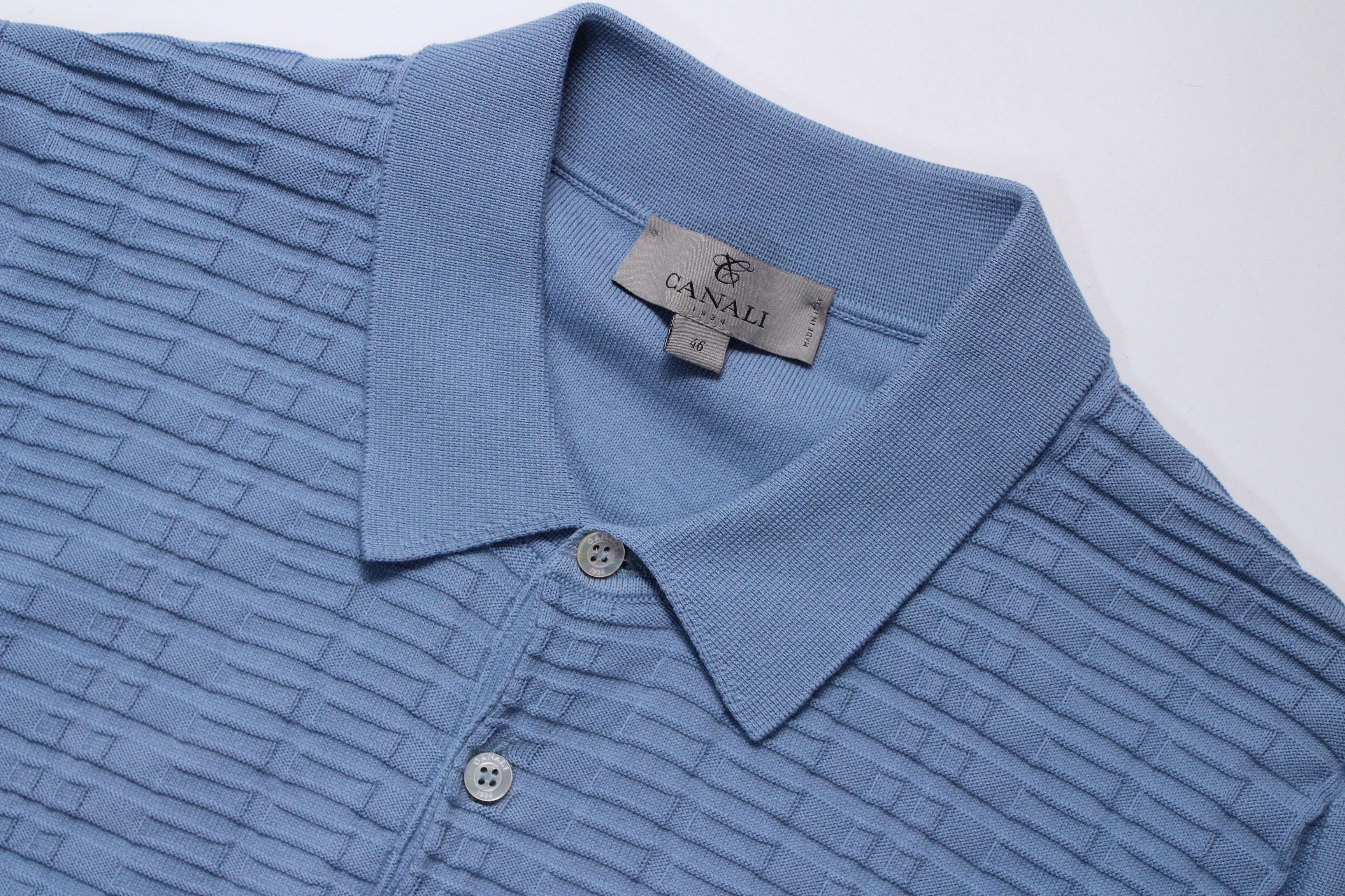 Canali Canali Polo Size 46 Made In Italy Authentic Size US S / EU 44-46 / 1 - 8 Thumbnail