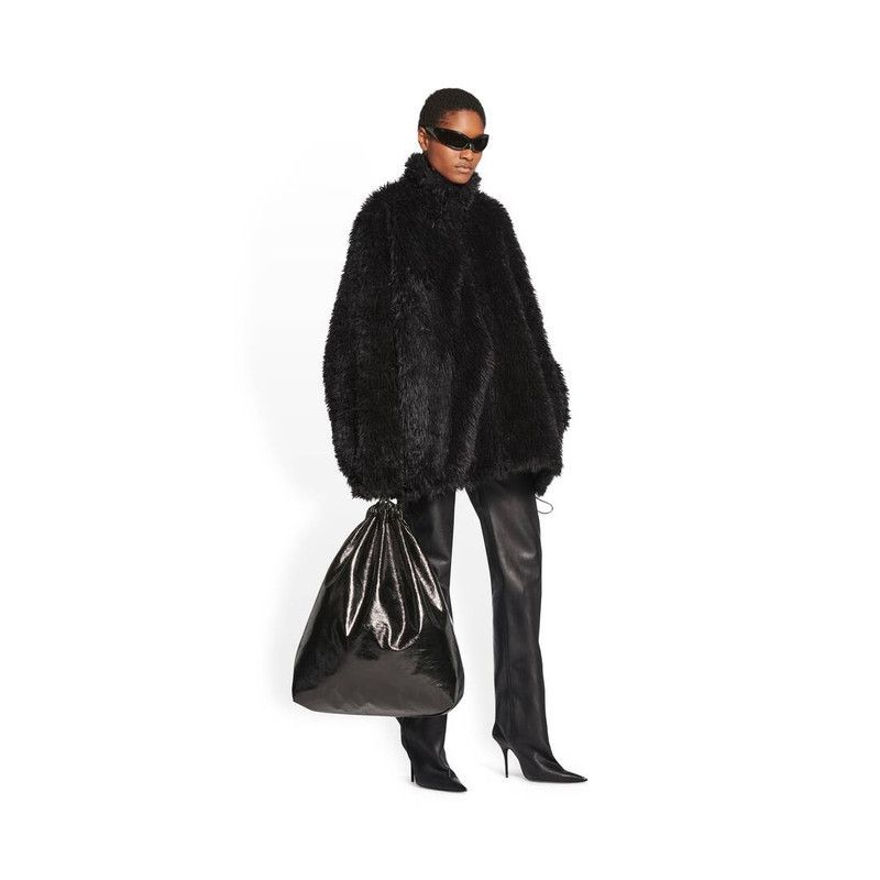 Balenciaga o1mt1gz0226 Zip-Up Jacket In Black Size M / US 6-8 / IT 42-44 - 2 Thumbnail