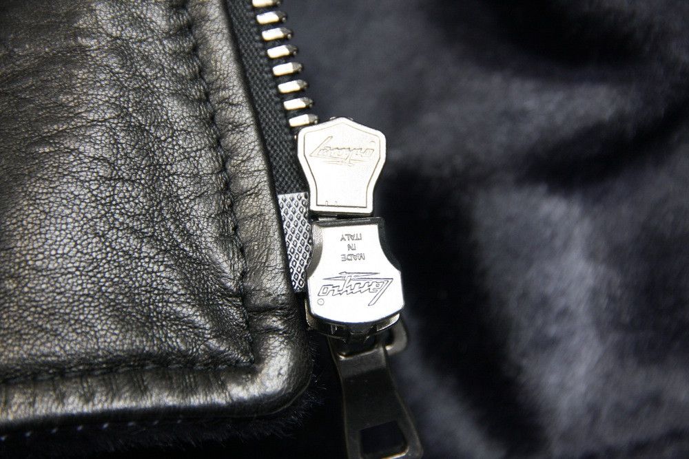 Balmain Balmain Paris Midnight Blue Black Calf Hair Leather Biker Size US M / EU 48-50 / 2 - 16 Thumbnail