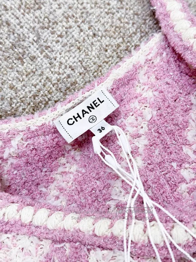 Chanel Chanel Checkerboard fine flash diamond buckle yarn woven l Size XS / US 0-2 / IT 36-38 - 6 Thumbnail