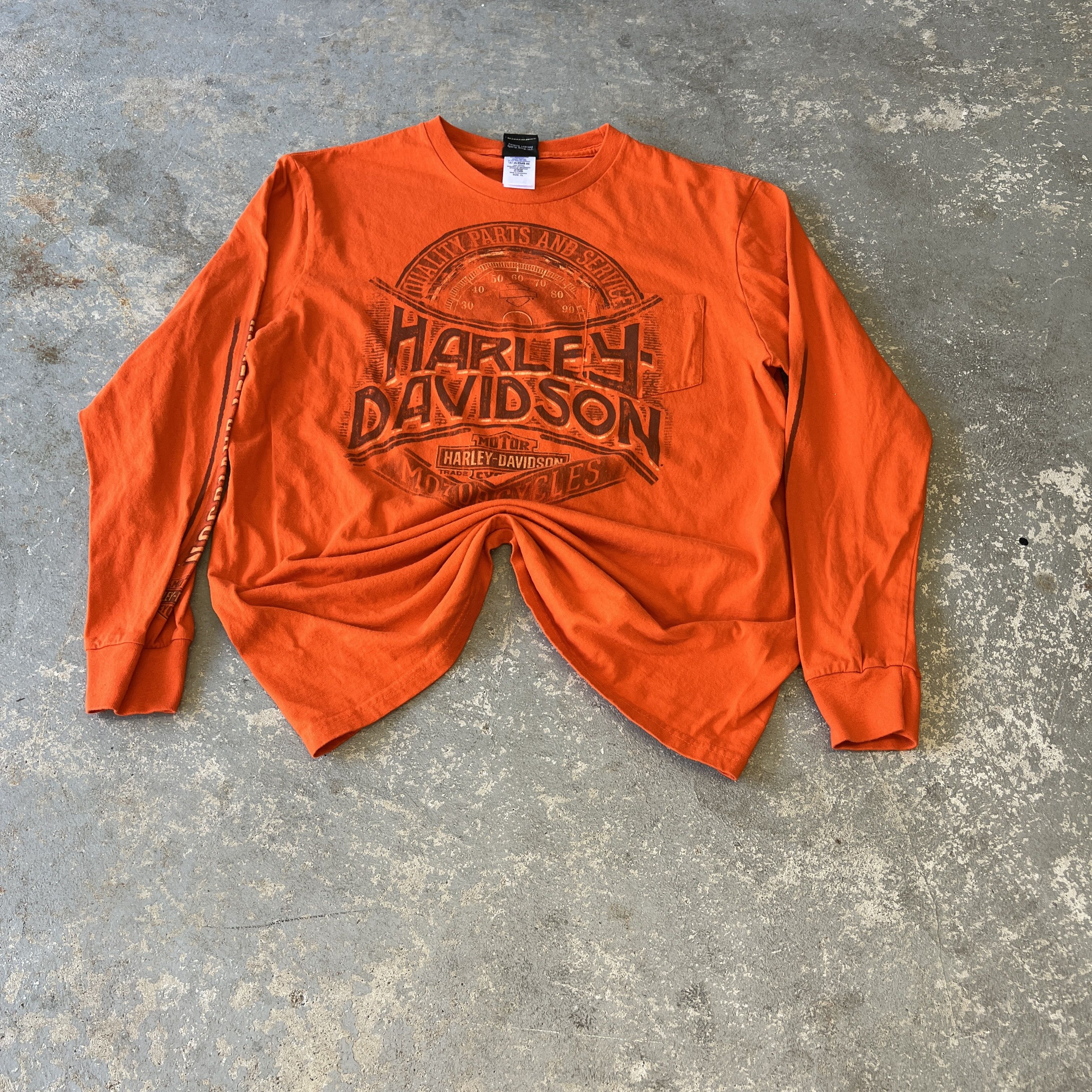 Harley Davidson Vintage XL Harley Davidson Long Sleeve Size US XL / EU 56 / 4 - 3 Thumbnail