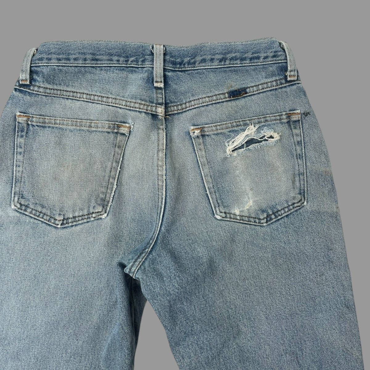 Vintage Vintage 90s mud wash distressed denim Size US 29 - 5 Thumbnail