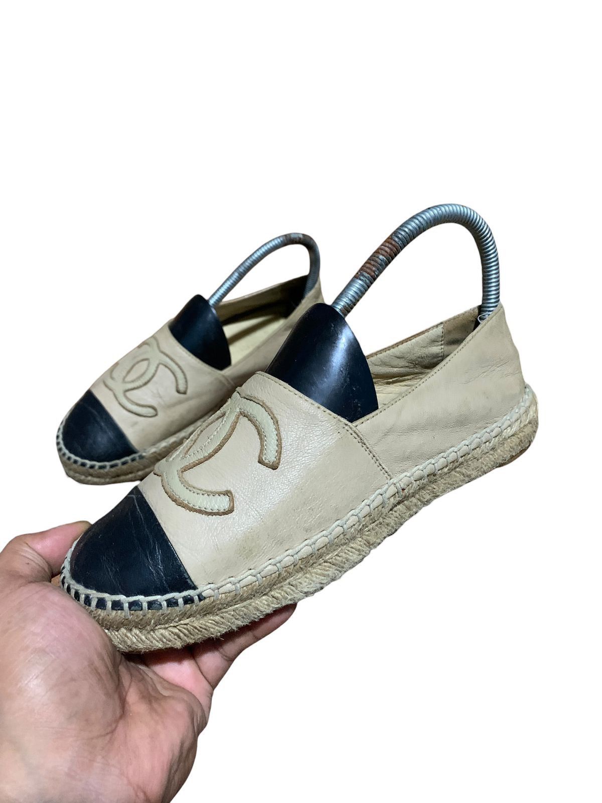 Chanel × Vintage Chanel Espadrilles Lambskin Flat shoes Size US 6 / IT 36 - 3 Thumbnail