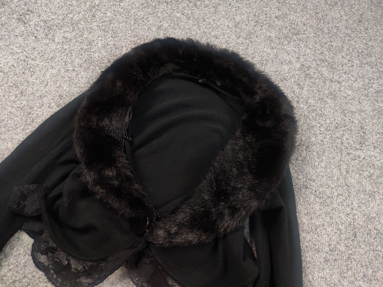 Japanese Brand Vintage S Deer Y2K Hysteric LGB If Six Was Nine Fur Crop Top Size S / US 4 / IT 40 - 5 Thumbnail