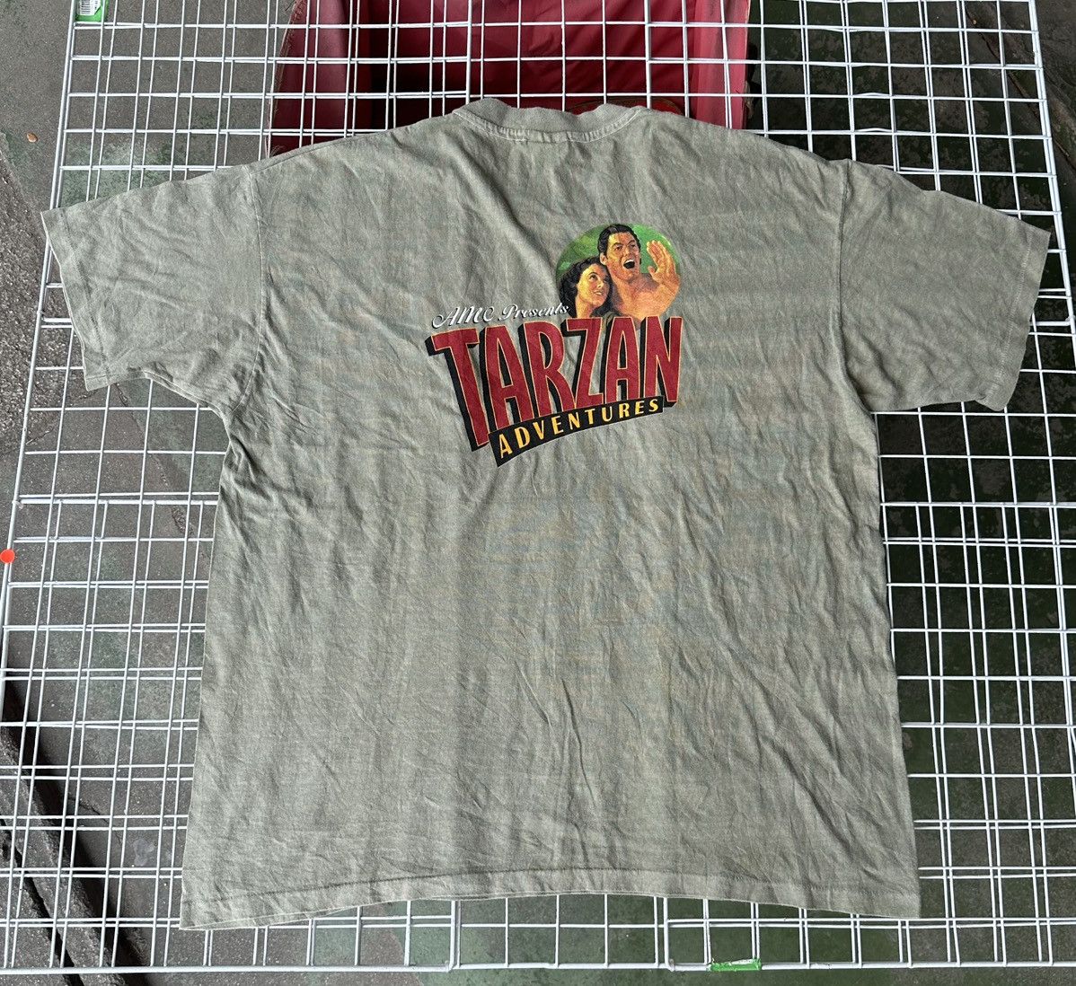 Vintage Vintage 90s Tarzan Adventures AMC Tee Size US XL / EU 56 / 4 - 1 Thumbnail