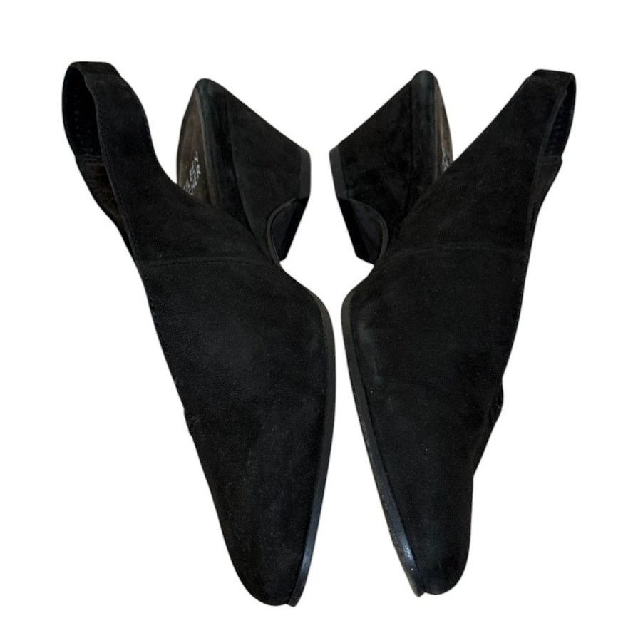 Eileen Fisher Eileen Fisher Slingback Women 6.5 Black Gatwick Suede Size US 6.5 / IT 36.5 - 5 Thumbnail
