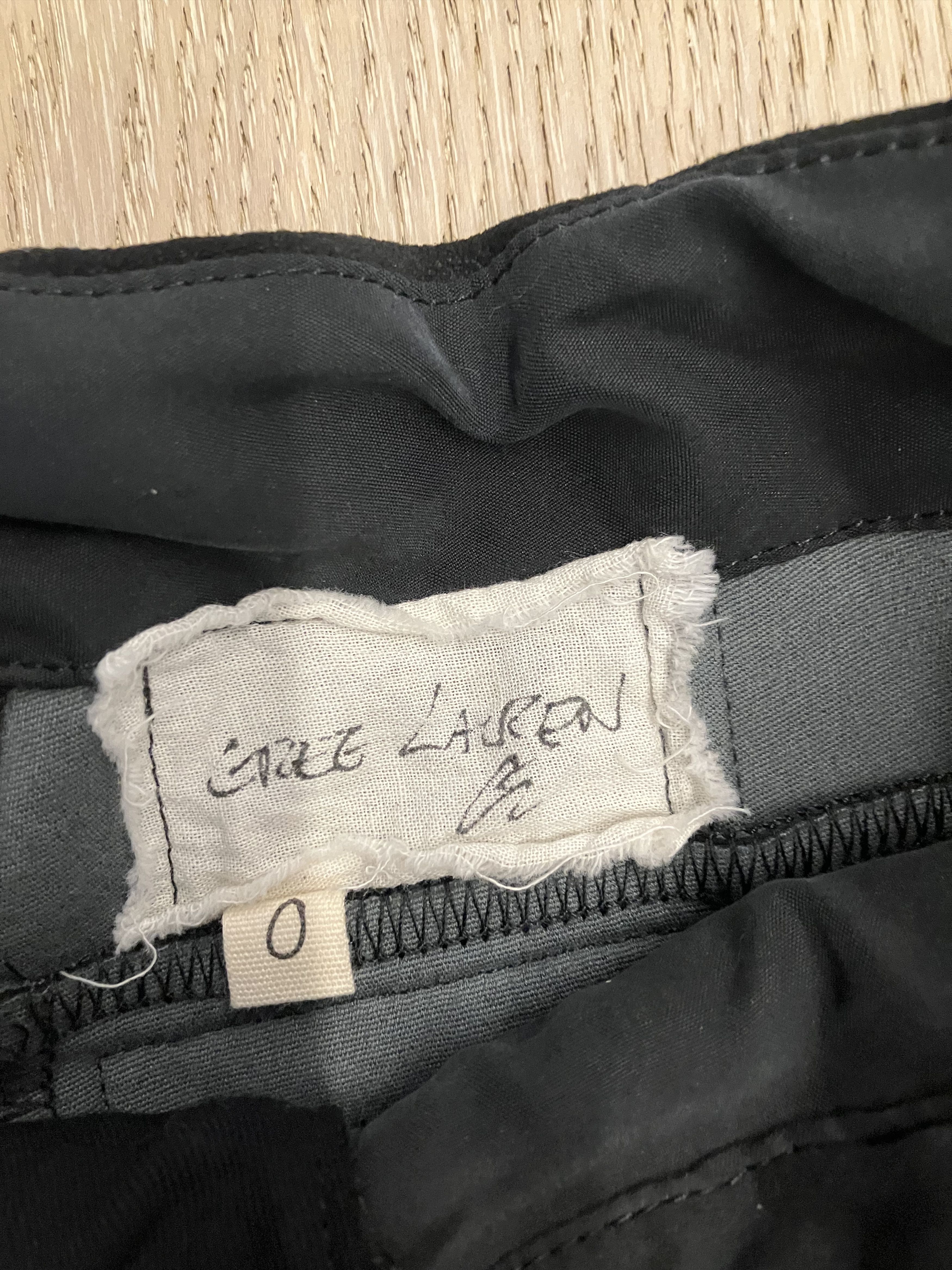 Greg Lauren $1800 Greg Lauren Black Leather Stretch Cargo Pant Size 0 Size US 28 / EU 44 - 3 Thumbnail
