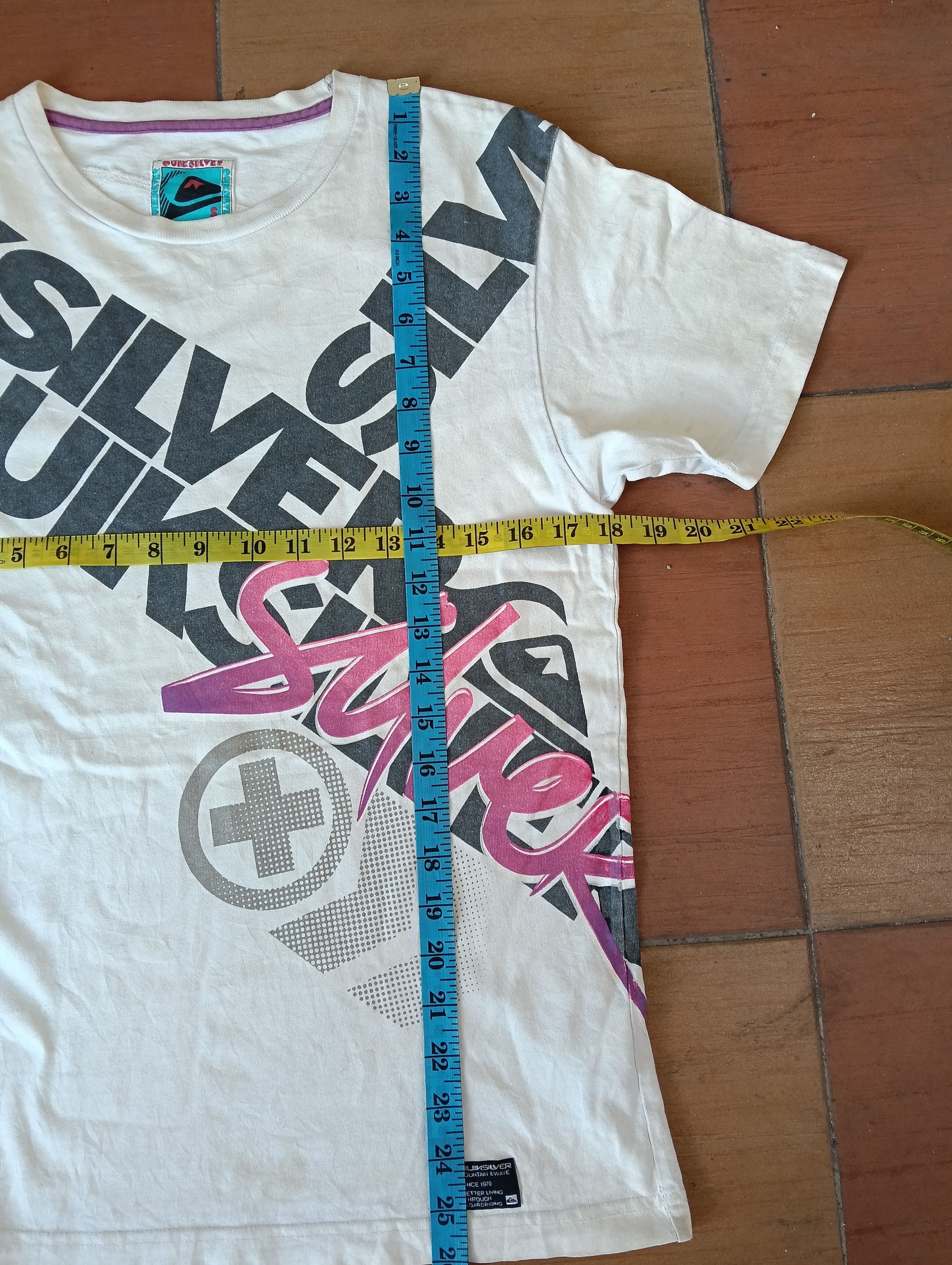 Quicksilver Vintage Y2K Quiksilver "Mountain & Wave" big Logo t-shirt Size US S / EU 44-46 / 1 - 8 Thumbnail