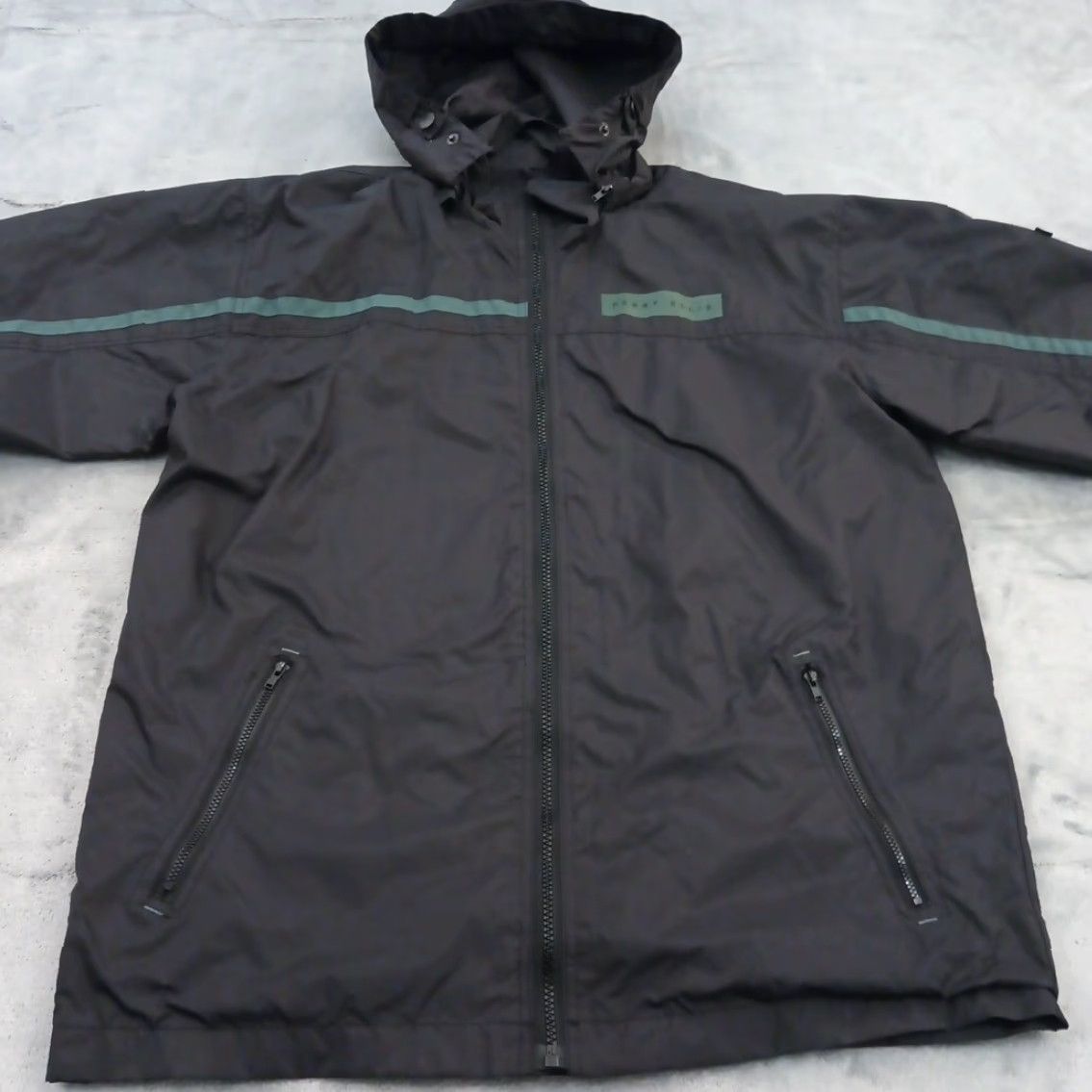Perry Ellis Perry Ellis Portfolio Jacket Mens Medium Black Nylon Windbreaker Size US M / EU 48-50 / 2 - 4 Thumbnail