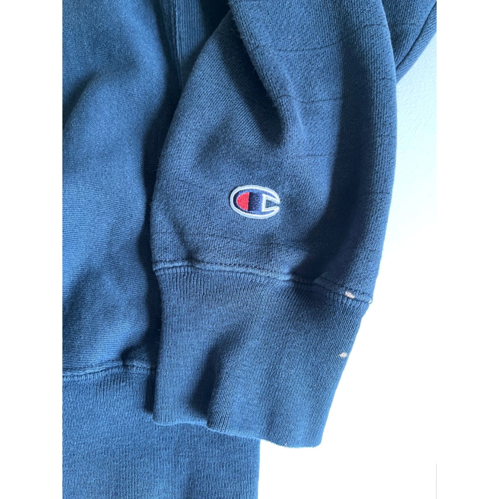 Champion VINTAGE Champion Premium Reverse Weave Crewneck Sweatshirt Heavyweight Navy XL Men's 90s Classic USA 90s Logo Sweatshirt Size US XL / EU 56 / 4 - 5 Thumbnail