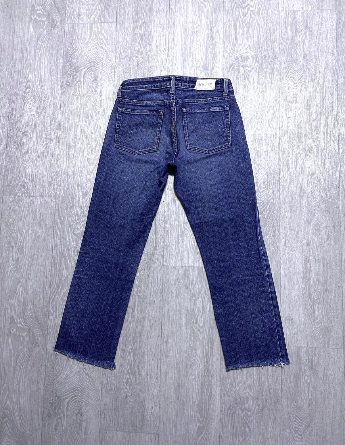 Acne Studios Vtg Acne Action Jeans Hep Pure Stonewash Fringed Denim AAJ Size 27" / US 4 / IT 40 - 2 Thumbnail
