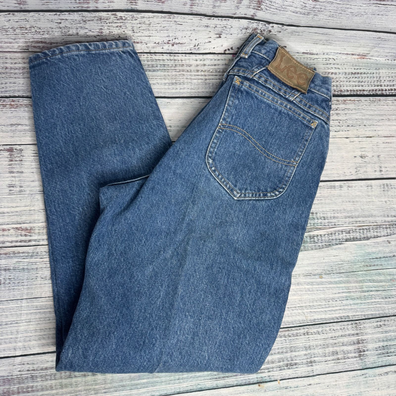Lee Lee Vintage Tapered Leg Jeans Western High Rise 26 Size 26" / US 2 / IT 38 - 3 Thumbnail