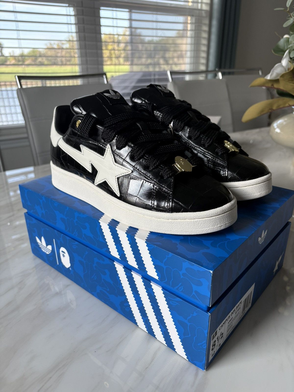 Adidas Adidas Campus Bape World Cup Black White Size US 8.5 / EU 41-42 - 1 Thumbnail