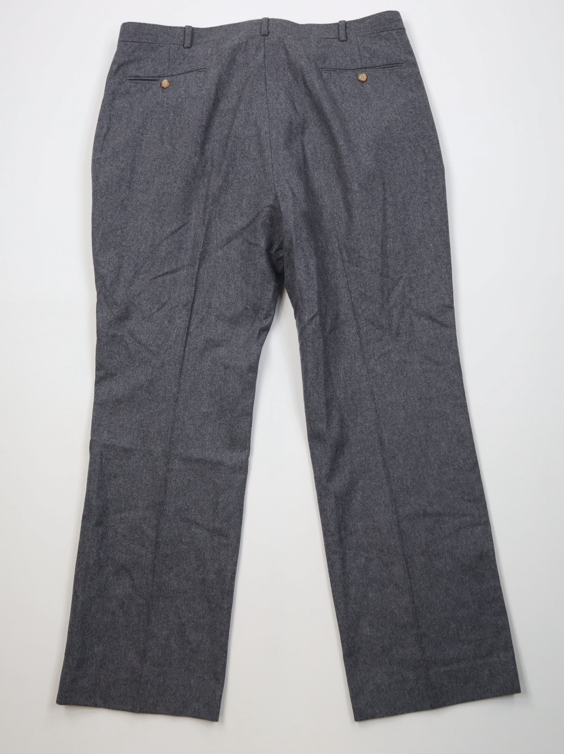 Vintage Vintage 70s Streetwear Wool Blend Knit Wide Leg Chino Pants Size US 38 / EU 54 - 8 Thumbnail