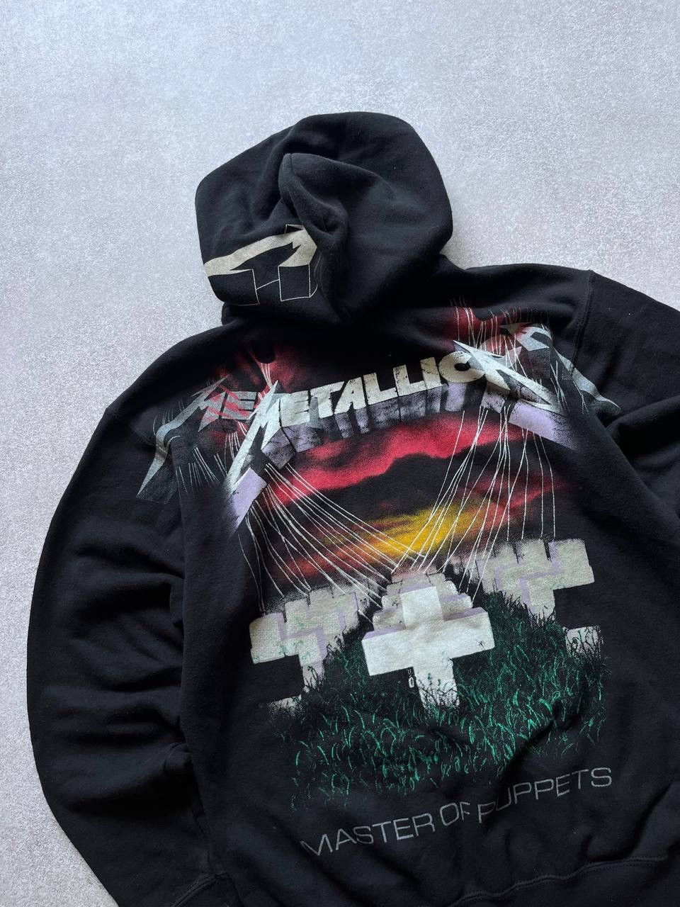 Band Tees × Vintage Vintage Metallica Master Of Puppets Boxy Hoodie Y2K S Size US S / EU 44-46 / 1 - 3 Thumbnail