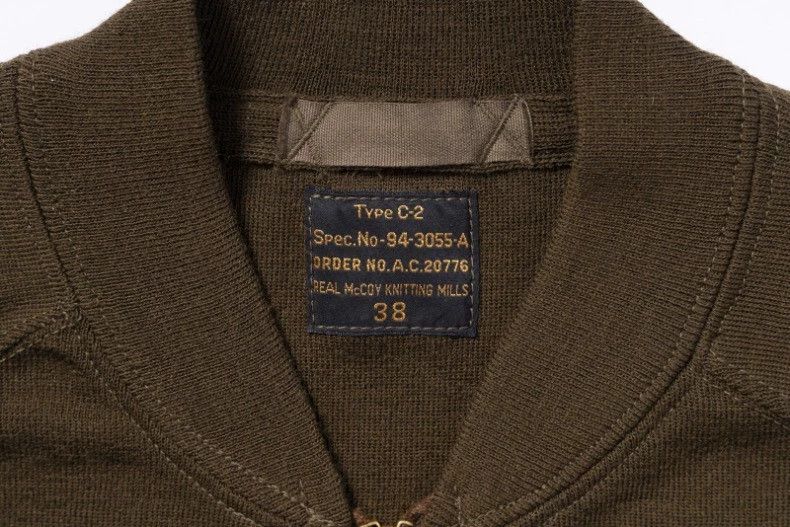 The Real McCoy's The REAL McCOY'S Size 40Merino Wool C-2 Pilot Zip-Up Sweate Size US XXS / EU 40 - 3 Thumbnail